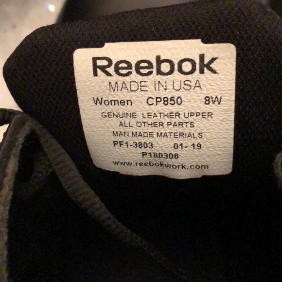 REEBOK WOMEN BLACK HIKER BOOTS SHOES SZ. 8W - Picture 6 of 8